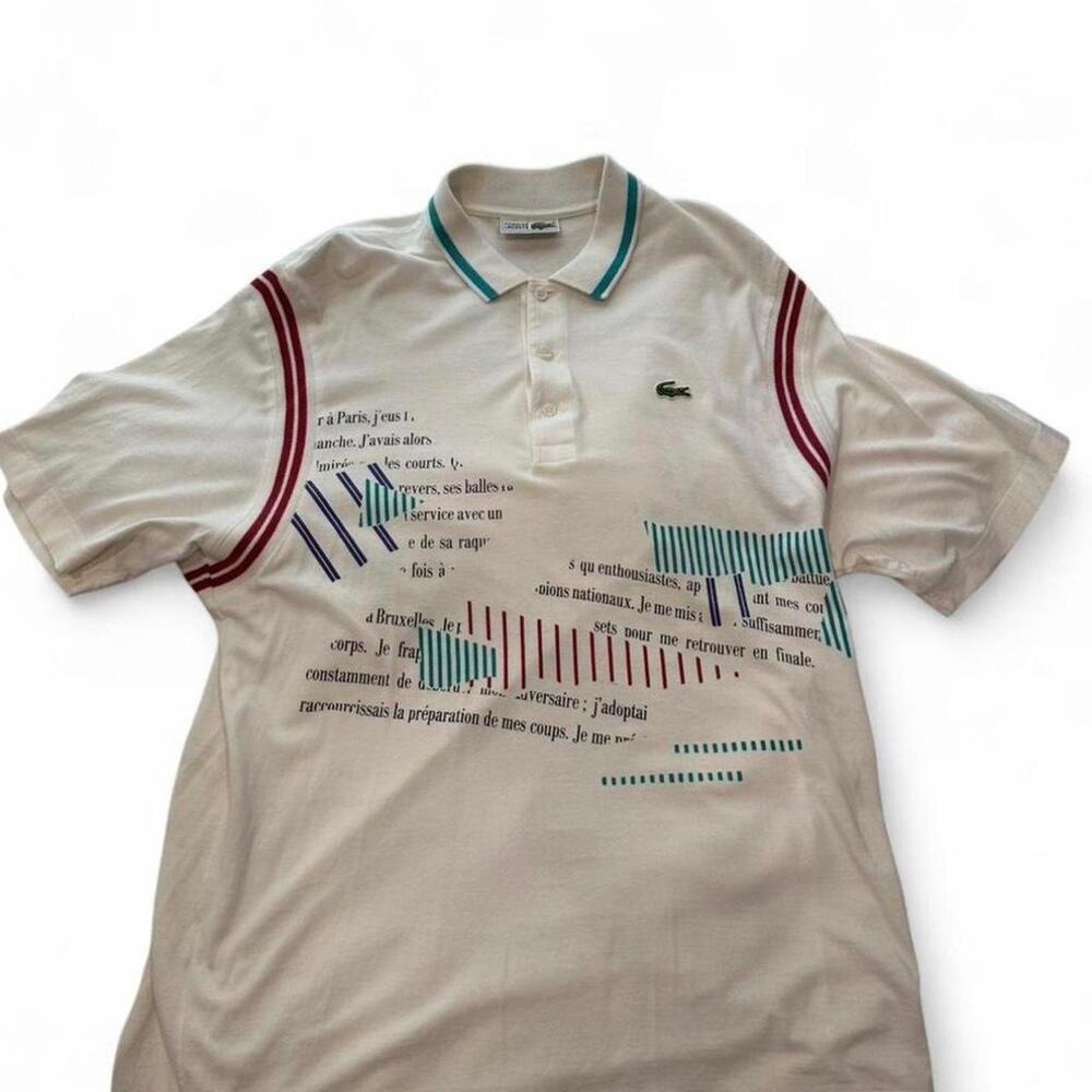 Lacoste polo shirt in white
